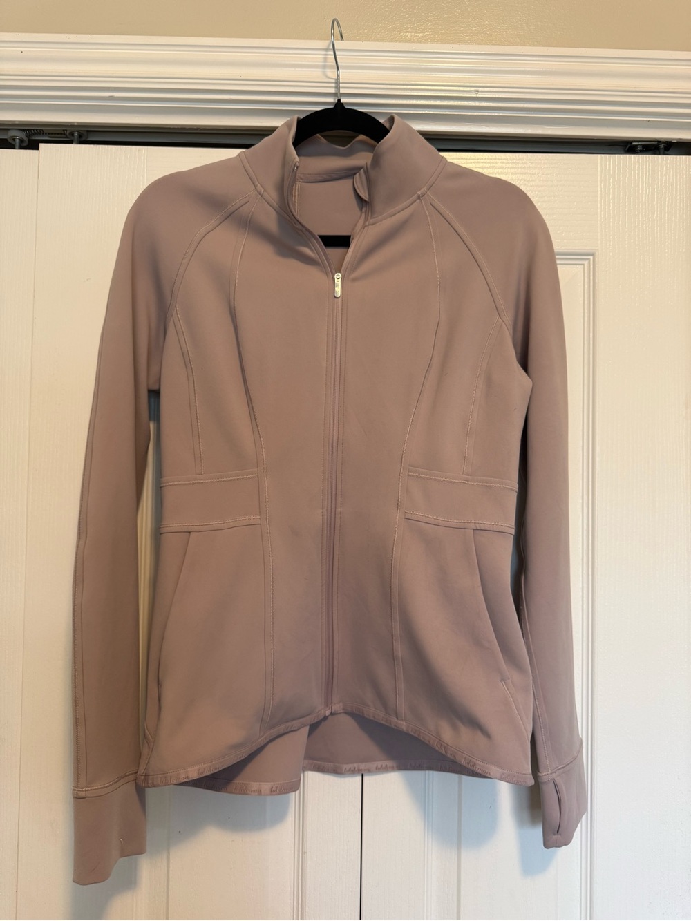 lululemon athletica Mauve Zip-Up Bomber Jacket